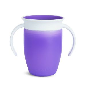 MUNCHKIN mokymosi puodelis MIRACLE 360, violetinis, 6 mėn+, 207 ml, 90100