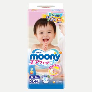 MOONY Airfit sauskelnės, XL, 12-17kg., 44 vnt., 19640