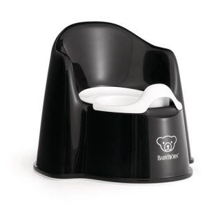BABYBJÖRN naktipuodis - kėdutė, Black/white, 055256