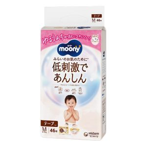 MOONY sauskelnės LOW IRRITATION, M, 6-11 kg., 46 vnt., 87134