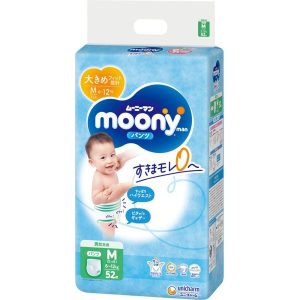 MOONY sauskelnės-kelnaitės Airfit M 6-12kg 52 vnt., 20023