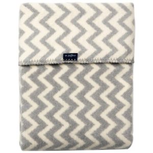 MILLI pledas Grey&White Zigzag 75x100cm, MIL1210286