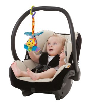 PLAYGRO pakabinamas žaislas Groovy Mover Bee, 0186982