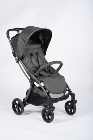 MAST SWISS vežimėlis M.2x VOLCANIC ASH, Frame olive green/ Aluminium, MA-M2X203-CH