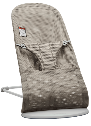 BABYBJÖRN gultukas BLISS Mesh, grey/beige + žaislas, 606102
