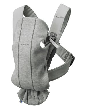 BABYBJÖRN nešioklė MINI 3D Jersey, light grey