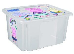 KEEEPER daiktadėžė su dangčiu PEPPA PIG, 15 L, 38x29,5x20,5 cm., 1223600119400