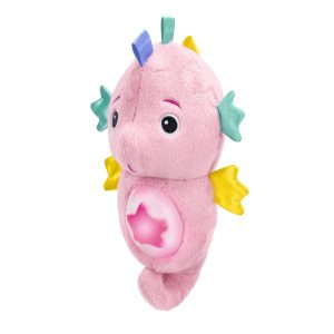 BABY EINSTEIN raminantis pliušinis žaislas Seahorse Soother, rožinis, 17400-013