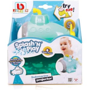 BB JUNIOR vonios žaislas Splash 'N Play Submarine Projector, 16-89001