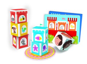 CLEMENTONI Montessori kubelių bokštas, 50934