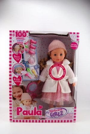 BAMBOLINA lietuviškai kalbanti lėlė Paula, BD1679ALT
