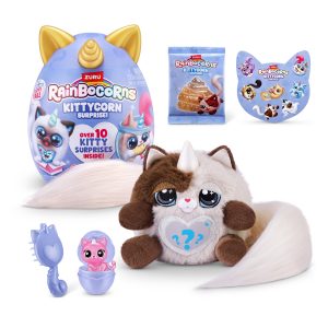 RAINBOCORNS pliušinis žaislas su aksesuarais Kittycorn Surprise, 3 serija, asort., 92104