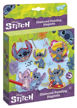 TOTUM DISNEY STITCH kūrybinis rinkinys Diamond Paint Magnets, TT700086
