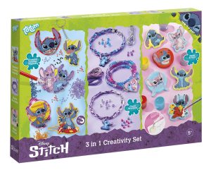 TOTUM DISNEY STITCH 3in1 kūrybinis rinkinys, 700161