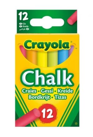 CRAYOLA kreidutės spalvotos nedulkančios, 0281