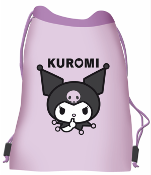 KUROMI sportinis maišelis avalynei, violetinis, TO-WKS-3724-XXX-KURO-SA