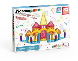 PICASSO TILES Magnetinis konstruktorius Building tiles set 82 det., PTE22