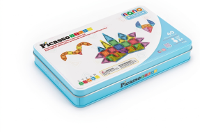 PICASSO TILES Magnetinis konstruktorius Construction set with Pencil box 40 det., PN010/PN01