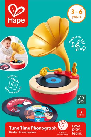 HAPE žaislinis fonografas, E0641A