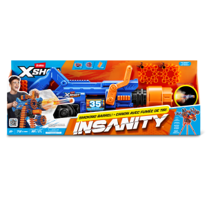 XSHOT interaktyvus žaislinis šautuvas Insanity Smoke N'Barrel, 36823