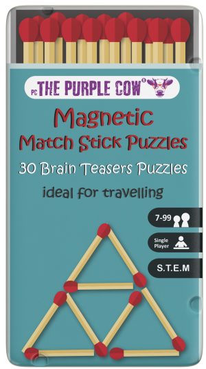 PURPLE COW kelioninis žaidimas Matchstick Puzzles (LT, LV, EE), 6886