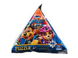 PAW PATROL dėlionė Puzzle In Triangle Bag, 48vnt., asort., 6067568