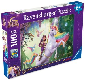 RAVENSBURGER dėlionė Unicorn Academy Sophia and Wildstar, 100 det., 12004164