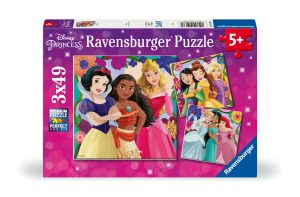 RAVENSBURGER dėlionės Disney Princess, 3x49d., 1068