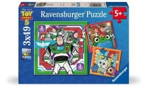RAVENSBURGER PUZZLE dėlionė Toy Story 5, 3x49 det., 12004284 6