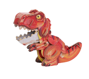 MAKEBUG 3D popierinė delionė Tiranozauras, MB-D-0035
