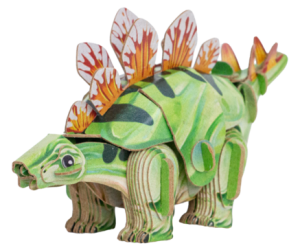 MAKEBUG 3D popierinė delionė Stegozauras, MB-D-0038