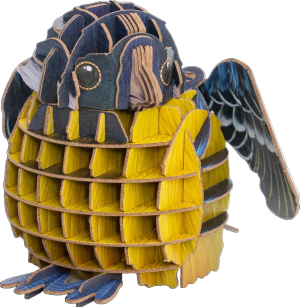 MAKEBUG 3D popierinė delionė Didysis baltasis ryklys, MB-B-0010