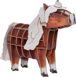 MAKEBUG 3D popierinė delionė Švarcvaldo arklys, MB-D-0012