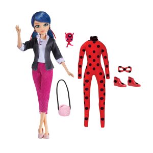 MIRACULOUS lėlė su aksesuarais SUPER SECRET MARINETTE W/ LADYBUG OUTFIT, 50355