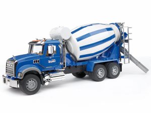 BRUDER 1:16 sunkvežimis-cemento maišytuvas MACK Granite, 02814