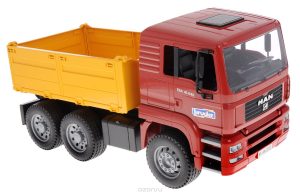 BRUDER statybinis sunkvežimis MAN TGA ir ekskavatorius Liebherr, 02751