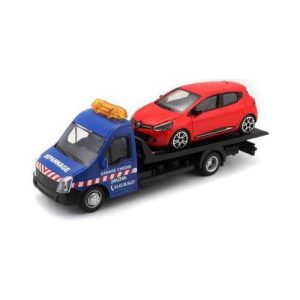 BBURAGO 1/43 Street Fire vilkikas Flatbed Transport, asort., 18-31400