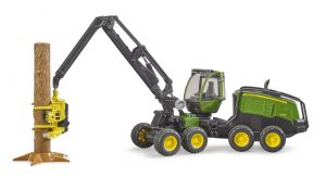 BRUDER medkirtė John Deere 1270G su rąstu, 02135