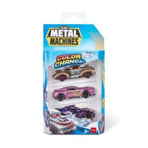 METAL MACHINES trijø automobiliø rinkinys keièiantis spalvà, asort., 67101