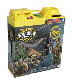 CHAP MEI žaidimų rinkinys Soldier Force Bucket, 100 pcs., 545032