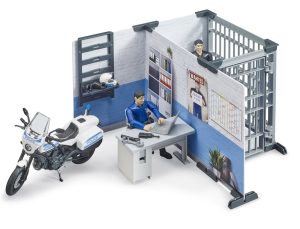 BRUDER 1:16 policijos nuovada su policijos motociklu, 62732