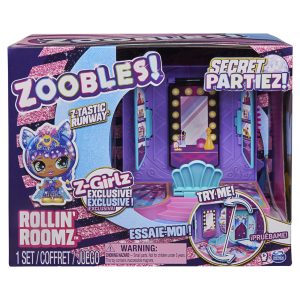 ZOOBLES žaidimų rinkinys, 2 serija Secret Partiez Rollin' Runway, 6064356