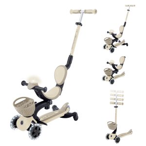 GLOBBER paspirtukas Go Up Baby Lights 360 °, rudas, 844-466