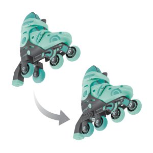 GLOBBER riedučiai Learning Skates 2 in 1, dydis 30-33, mėtiniai, 783-206