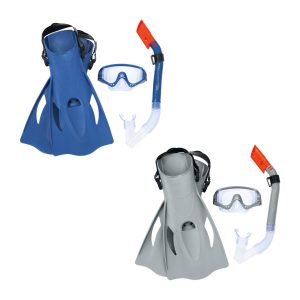BESTWAY nardymo rinkinys Meridian (akiniai, vamzdelis, plaukmenys), asort., 25020