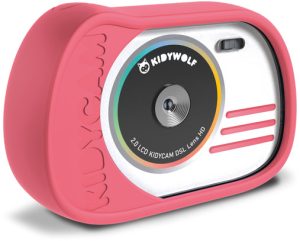 KIDYWOLF vandeniui atsparus skaitmeninis fotoaparatas, rožinis, KIDYCAM-PI
