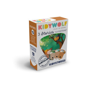 KIDYWOLF istorijų rinkinys Pasaka, 3 istorijos projektoriui KIDYSLIDE, KIDYSTORIES-LA