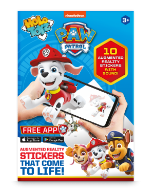 PAW PATROL lipdukų rinkinys, 10 vnt., HTPPST100