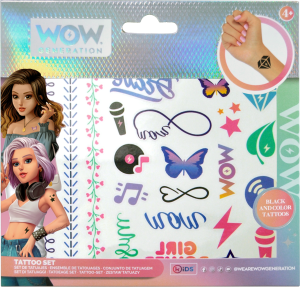 WOW GENERATION tatuiruočių rinkinys, 50 vnt., WOW00016