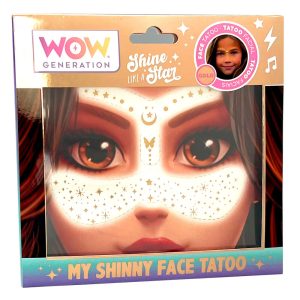 WOW GENERATION veido tatuiruotė My Shiny Face Tattoo, WOW00168